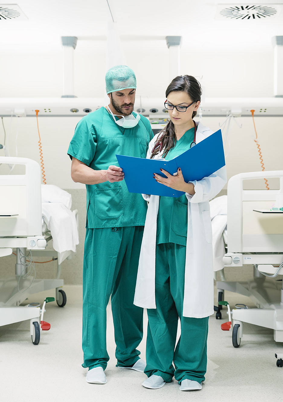 medical-team workers-examining